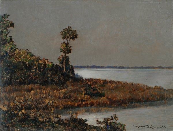 Gino Romiti - Paesaggio - Primavera 1933