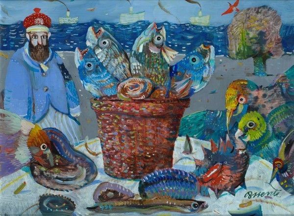 Antonio Possenti : Senza titolo  - Olio su compensato - Auction Antiquariato - I - Galleria Pananti Casa d'Aste