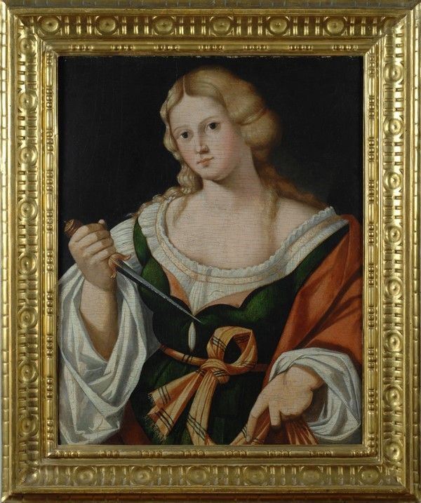 Scuola Veneta, XVII sec.,Scuola Veneta, XVI sec. - Lucrezia