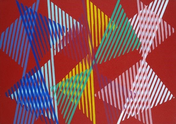 Piero Dorazio : Intimità  - Olio su tela - Auction Antiquariato - I - Galleria Pananti Casa d'Aste