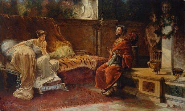 Anonimo, XIX sec. - Scena classica