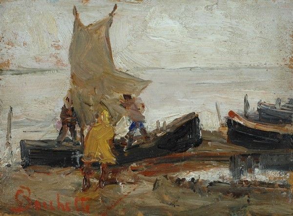 Gaetano Bocchetti - Sulle rive del lago di Lesina