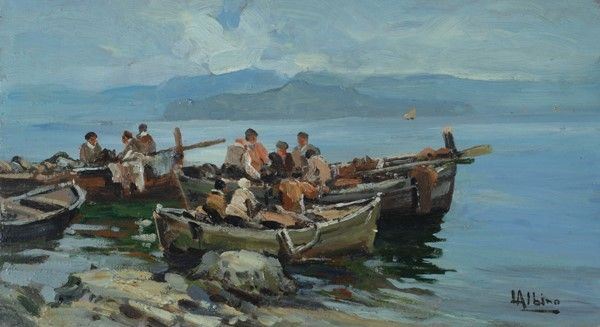 Luca Albino - Barche di pescatori