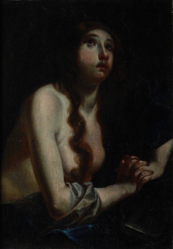 Scuola Fiorentina, XVII sec. - Maddalena penitente