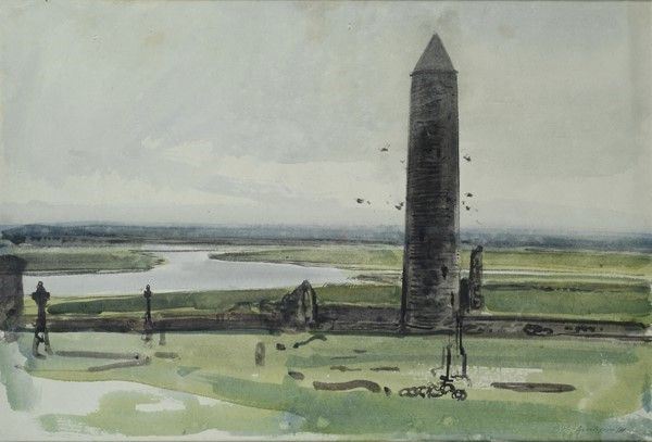 Pietro Annigoni - Luogo sacro (Scozia)