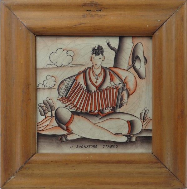Suonatore stanco  - Auction Antiquariato - I - Galleria Pananti Casa d'Aste