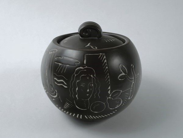 Vaso con coperchio