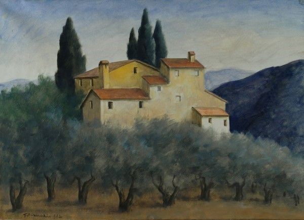 Nino Tirinnanzi - Case e cipressi