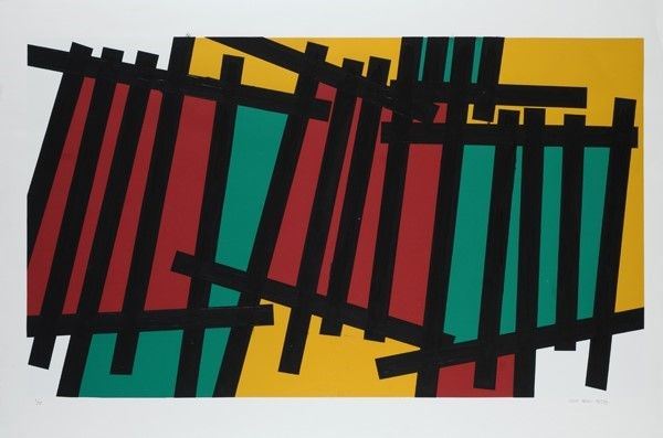 Vinicio Berti : Senza titolo  (1949-1983)  - Serigrafia materica - Auction Antiquariato - I - Galleria Pananti Casa d'Aste