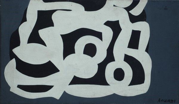 Carla Accardi : Senza titolo  ((1961))  - Caseina su tela - Auction Antiquariato - I - Galleria Pananti Casa d'Aste