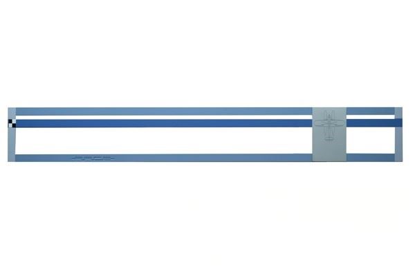 Gianni Piacentino : S.6 B-race- rectangle (1 B)  (2003-2004)  - Acrilico alluminio  [..]