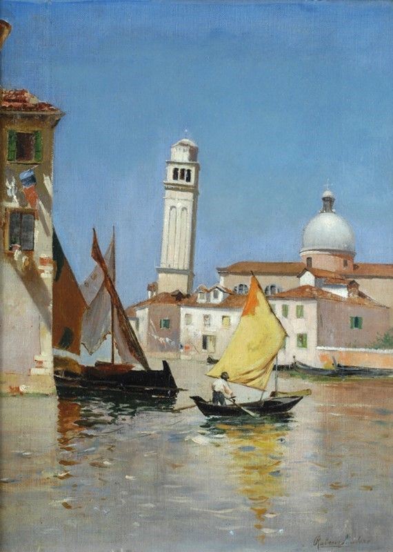 Rubens Santoro : Torcello  - Olio su tela - Auction Antiquariato - I - Galleria Pananti Casa d'Aste