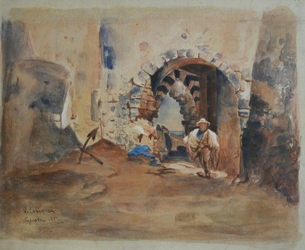 Vincenzo Cabianca - Arco con figure