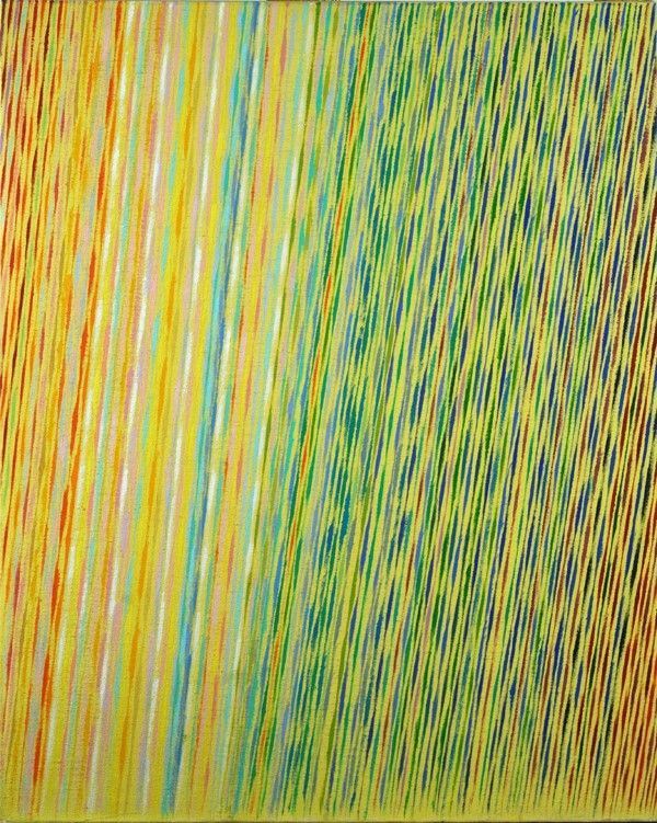 Piero Dorazio : Di luglio II  (1983)  - Olio su tela - Auction Arte moderna e contemporanea - III - Galleria Pananti Casa d'Aste