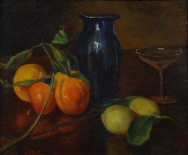 Raul Viviani - Natura morta con frutta