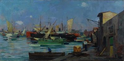 Mattino al Porto di Livorno