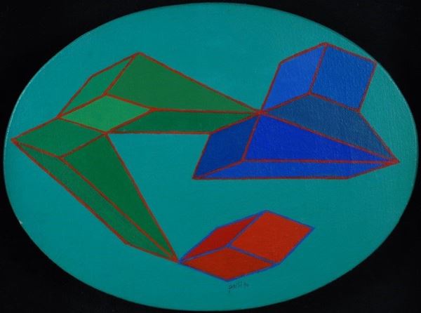 Achille Perilli : Lepide cuccagne  (1994)  - Acrilico su tela - Asta Arte Moderna e Contemporanea - Galleria Pananti Casa d'Aste
