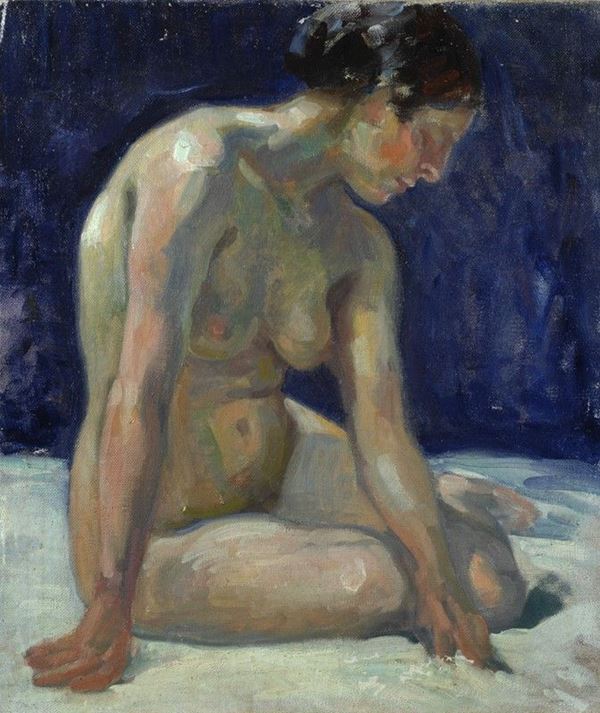 Attr. a Enrico Ludolf Verworner - Nudo
