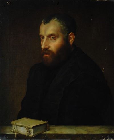 Uomo con Libro (da Giovan Battista Moroni)
