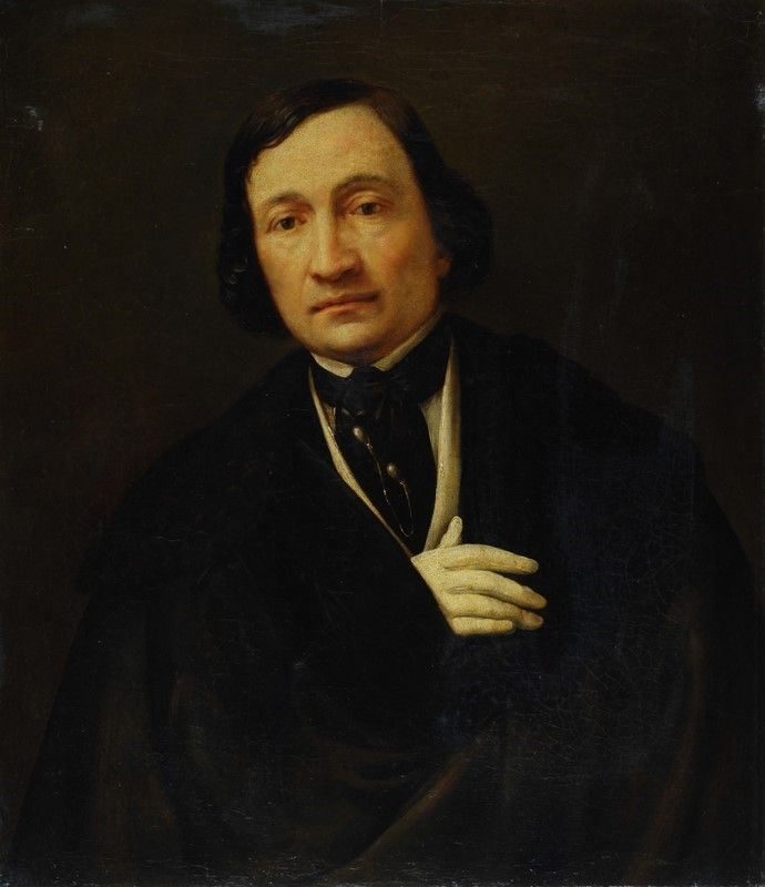 Anonimo, XIX Sec. - Ritratto Virile