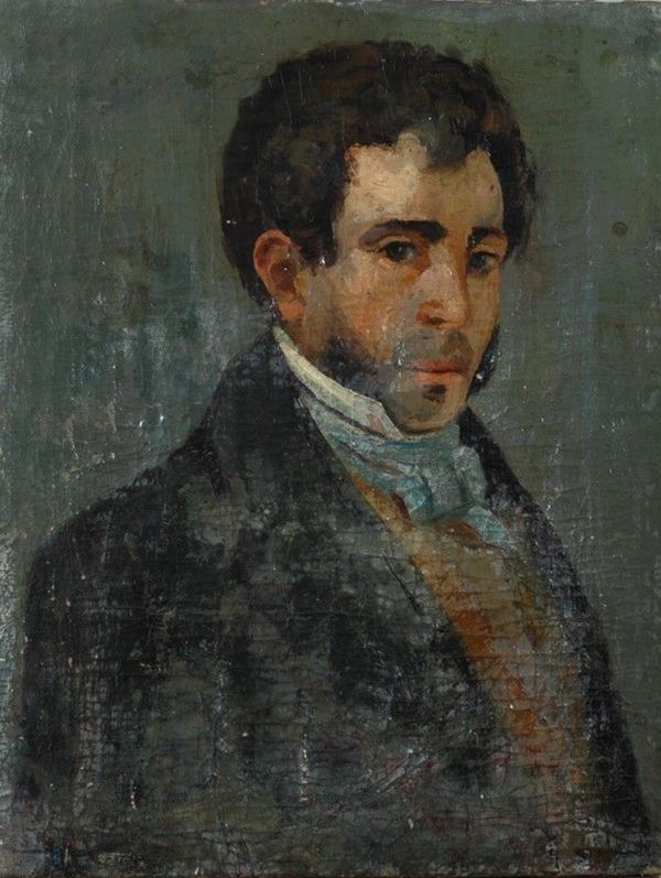Anonimo, XIX sec. - Ritratto virile