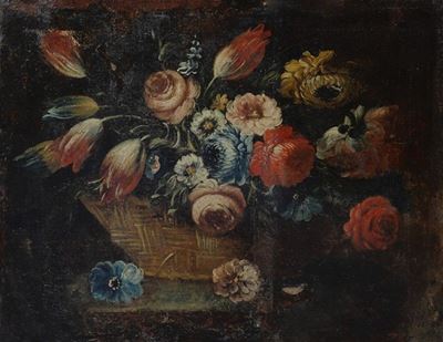 Cesto con Fiori