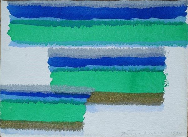 Piero Dorazio : Senza titolo  (1994)  - Acquerello su carta - Asta Arte Moderna e Contemporanea - Galleria Pananti Casa d'Aste