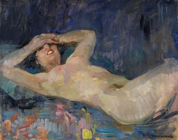 Cipriano Mannucci - Nudo disteso