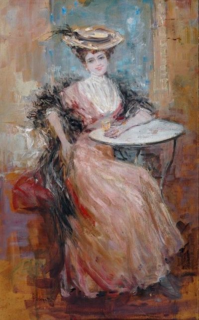 Signora al Caffè