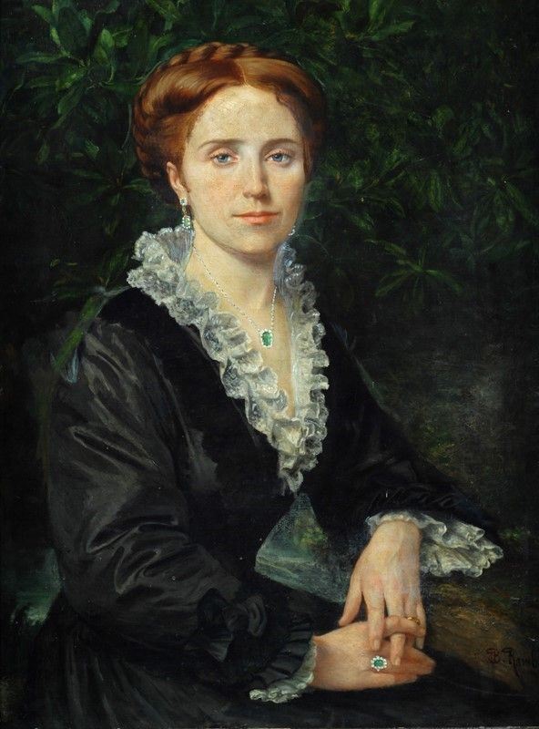 Anonimo, XIX Sec. - Signora Elegante