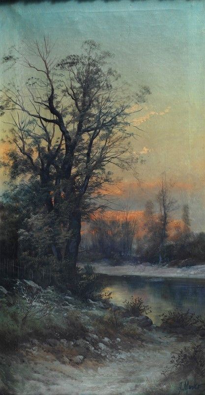 Henry Mark&#242; - Albero e ruscello