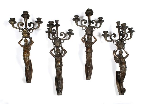 Quattro appliques  - Asta Antiquariato, Gioielli - I - Galleria Pananti Casa d'Aste