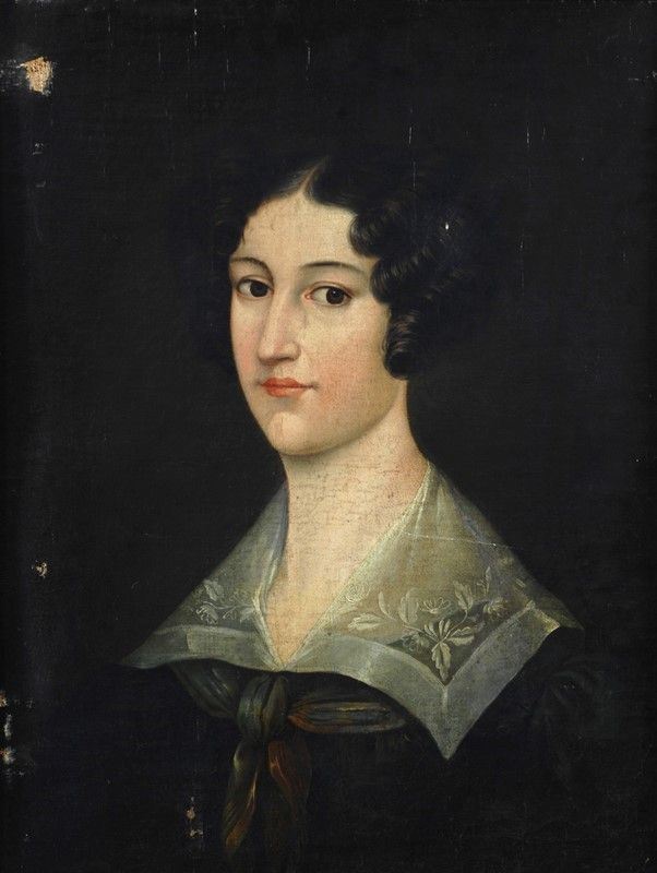 Anonimo, XIX Sec. - Ritratto Femminile