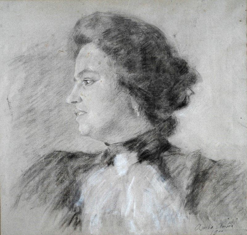 Anonimo, XX Sec. - Ritratto Femminile