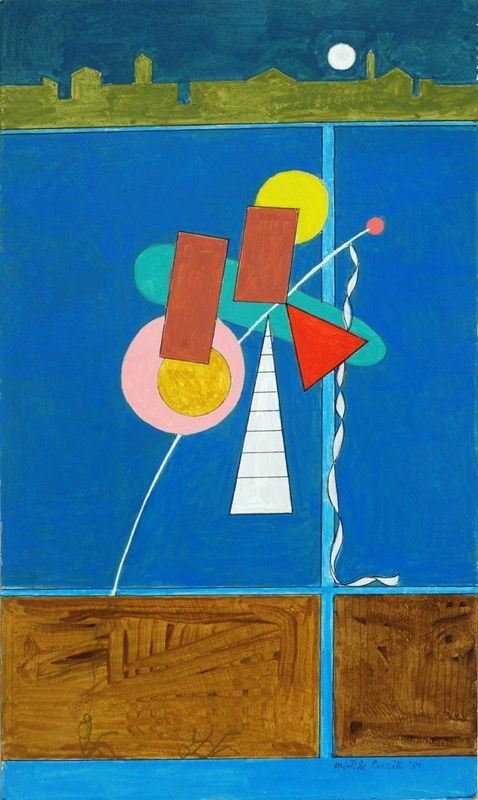Aristide Barilli : Venezia  (1981)  - Olio su compensato - Auction STORART - ARTE MODERNA E CONTEMPORANEA - IV - Galleria Pananti Casa d'Aste