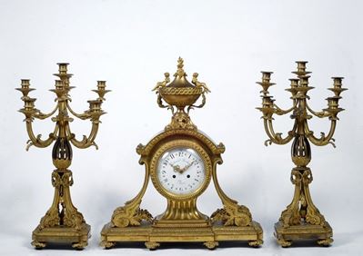 Trittico in Bronzo Dorato