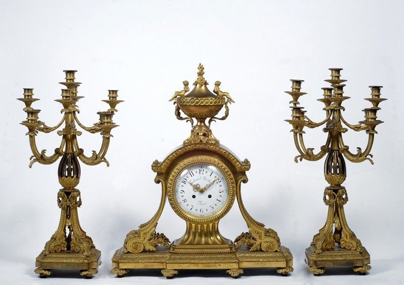 Trittico in Bronzo Dorato