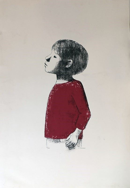 Xavier Bueno : Senza titolo  - Litografia - Auction GRAFICA ED EDIZIONI - Galleria Pananti Casa d'Aste