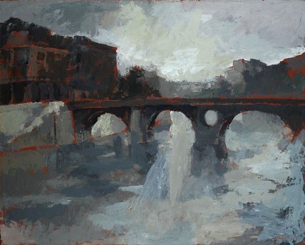 Ugo Attardi - Ponte sul tevere