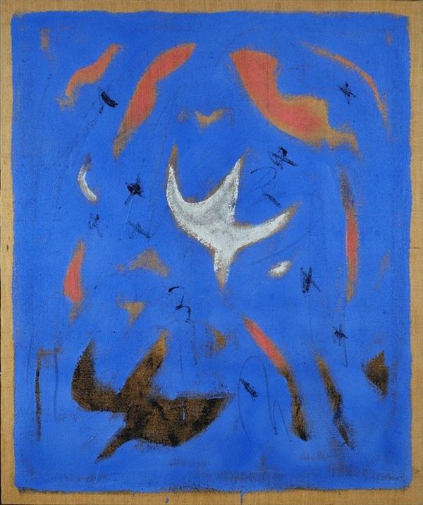 Salvatore Emblema : Senza titolo  (1985)  - Olio su tela - Auction Arte moderna e contemporanea - III - Galleria Pananti Casa d'Aste