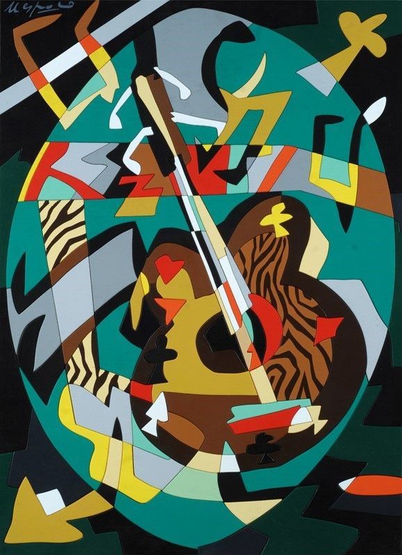 Ugo Nespolo - Electric Guitar