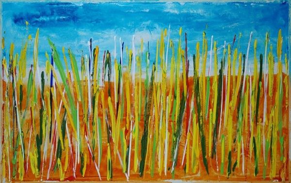 Mario Schifano - Campo di grano