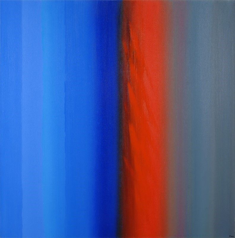 Ennio Finzi - Scale Cromatiche in Azzurro-rosso-grigio