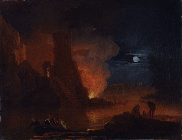 Attr. a Carlo Bonavia - Paesaggio