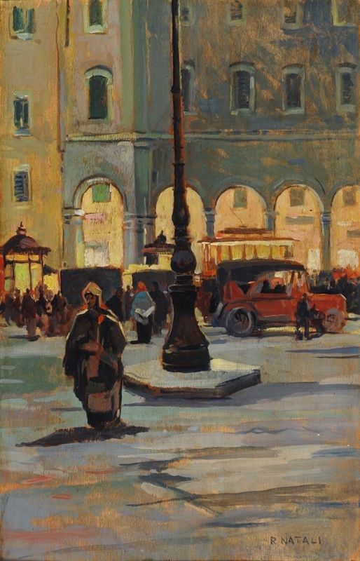 Renato Natali - Studio per i Portici del Pieroni