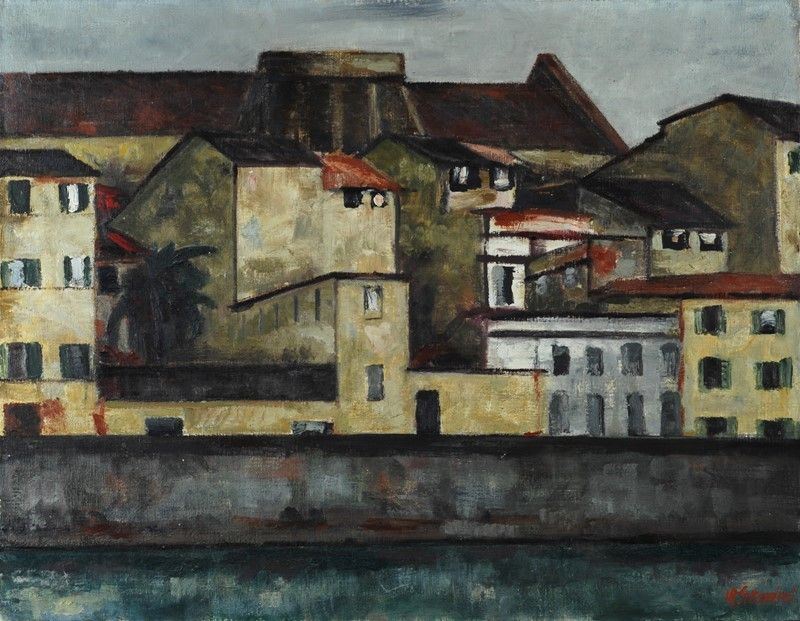 Renzo Grazzini - Case sul Fiume