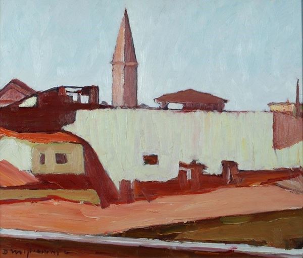 Dino Migliorini - Veduta di paese