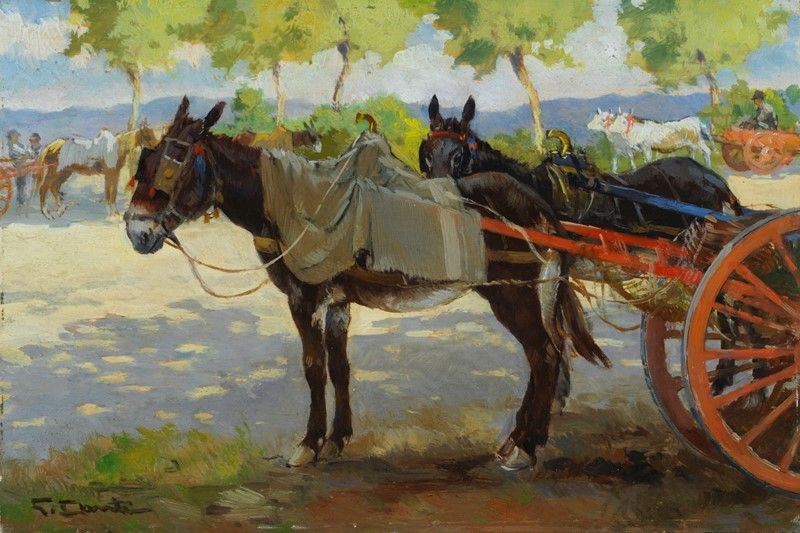 Gino Danti - Cavalli a Riposo