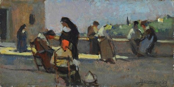 Ludovico Tommasi - Chiacchiere in terrazza