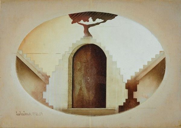Cesare Paolantonio - Ingresso scuro e scale